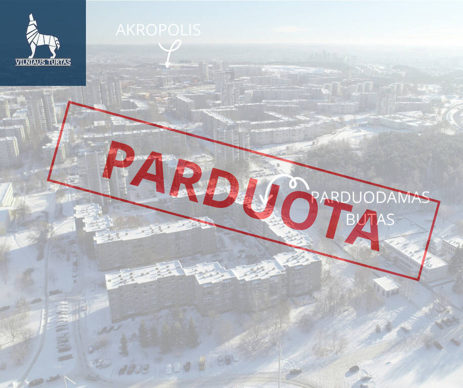 Parduodamas butas Laisvės pr., Šeškinėje, Vilnius, 40.02 kv.m ploto, 1 kambariai