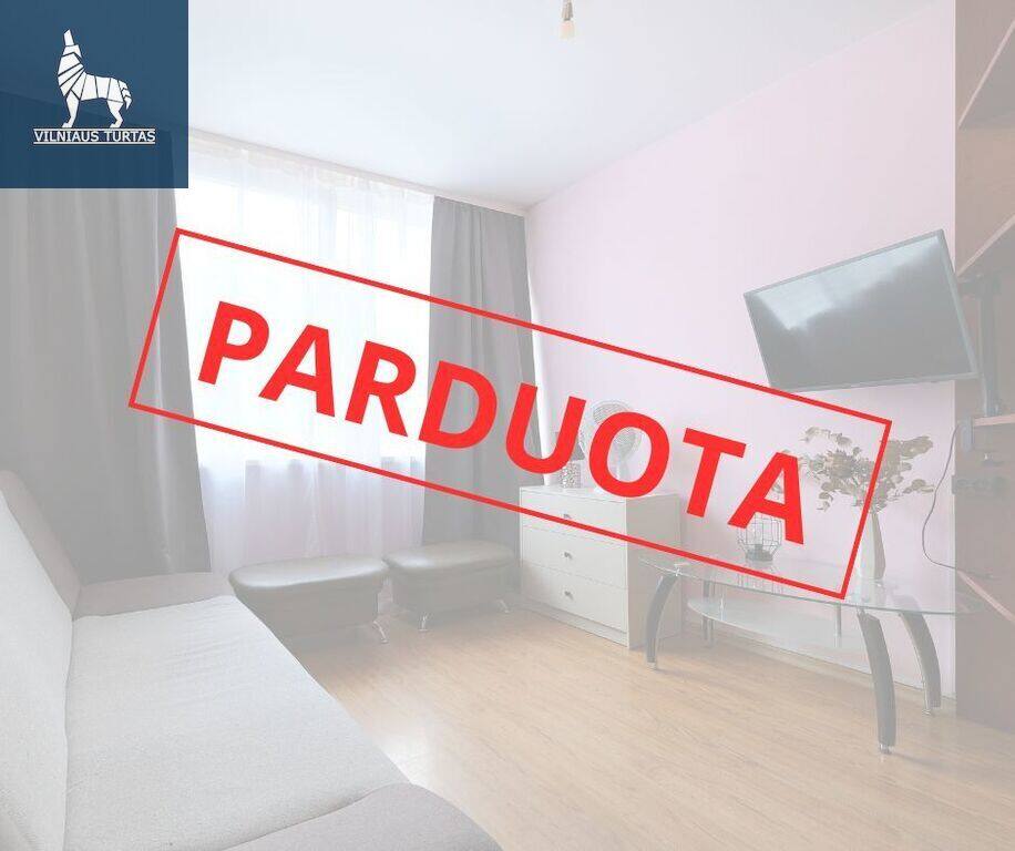 Parduodamas butas Algirdo g., Naujamiestyje, Vilnius, 19 kv.m ploto, 1 kambariai