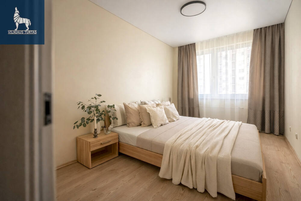 Nuomojamas butas Vėtrungių g., Fabijoniškėse, Vilnius, 51 kv.m ploto, 2 kambariai