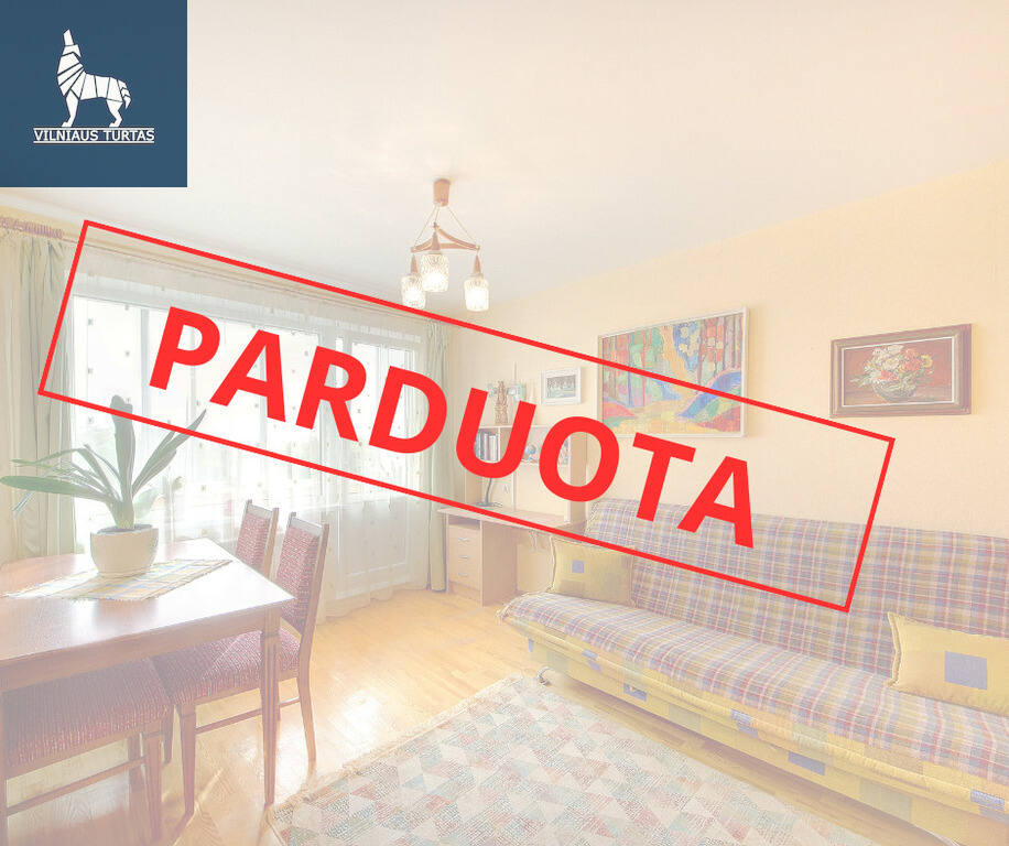 Parduodamas butas Architektų g., Lazdynuose, Vilnius, 52 kv.m ploto, 2 kambariai