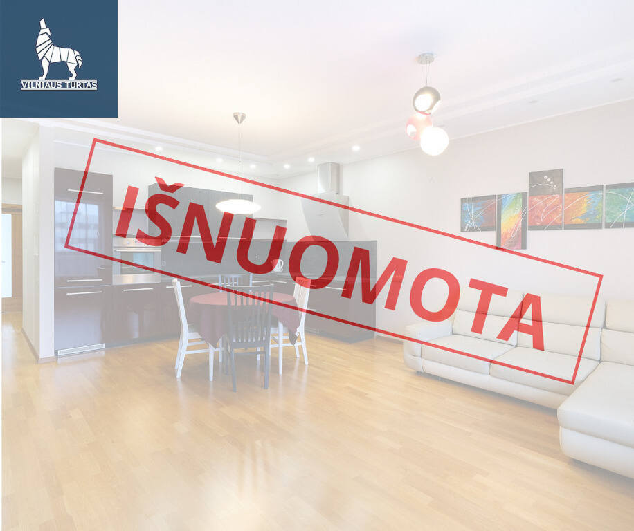 Nuomojamas butas Juozo Balčikonio g., Baltupiuose, Vilnius, 78 kv.m ploto, 3 kambariai