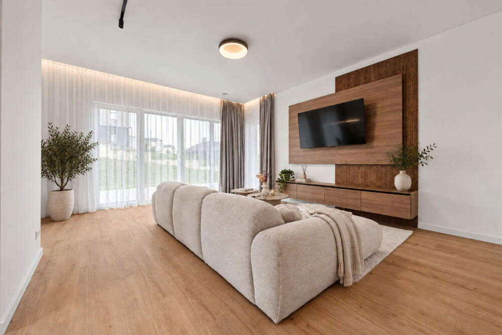 Parduodamas naujos statybos pilnai įrengtas 117 m² namas su baldais  Aukštuosiuose Paneriuose, Vilniuje