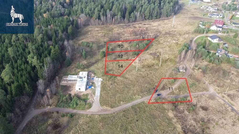 Parduodamas sklypas Drebulyno g., Trakų Vokėje, Vilnius, 10.6 a ploto