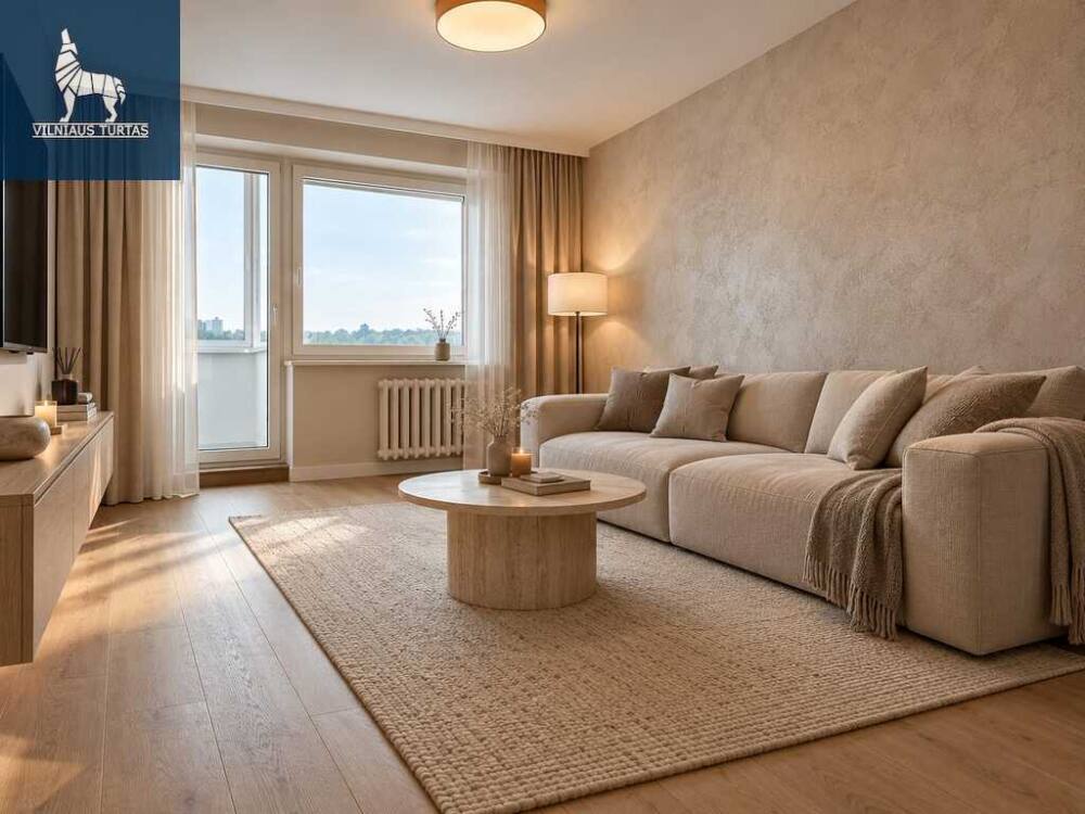 Parduodamas butas Vydūno g., Pilaitėje, Vilnius, 50.48 kv.m ploto