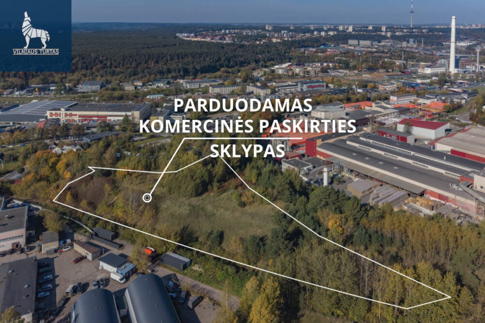 Parduodamas komercinės paskirties sklypas