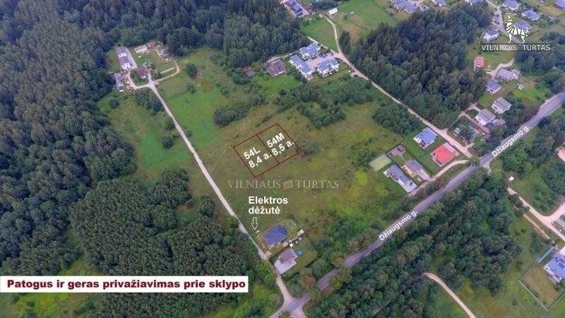 Parduodamas sklypas Džiaugsmo g., Vilnius, 8 a ploto