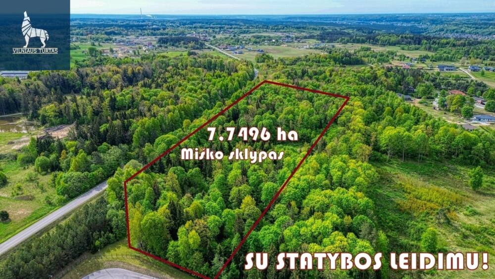 Parduodamas sklypas Čekoniškės, 775 a ploto