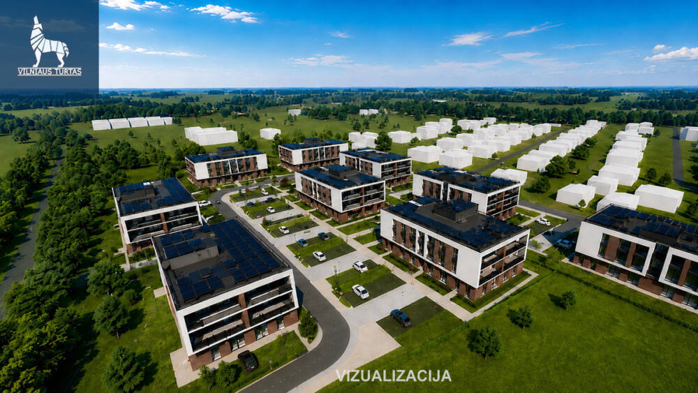 Parduodamas butas Rasytės g., Trušeliai, 43.13 kv.m ploto, 3 kambariai