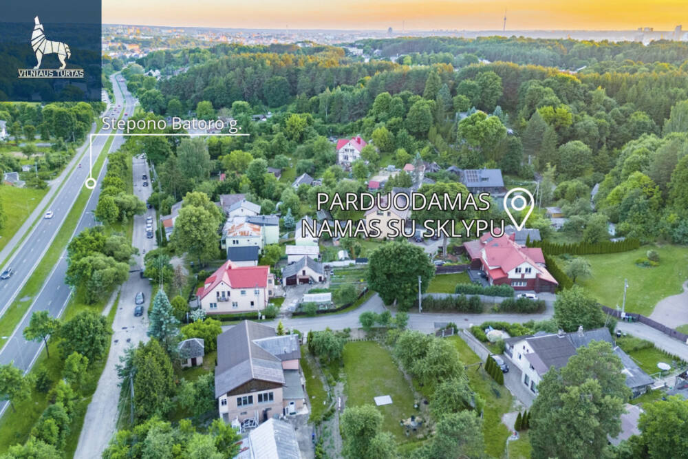 Parduodamas sklypas Stepono Batoro g., Antakalnyje, Vilnius, 8.02 a ploto